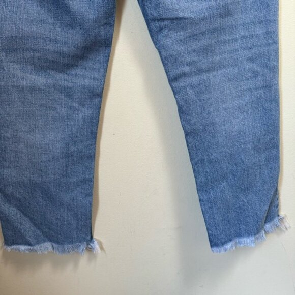 Hidden Jeans Bootcut Straight Jeans Raw Frayed Hem Mid Rise Waist Zip Pocket 29 - Picture 5 of 16